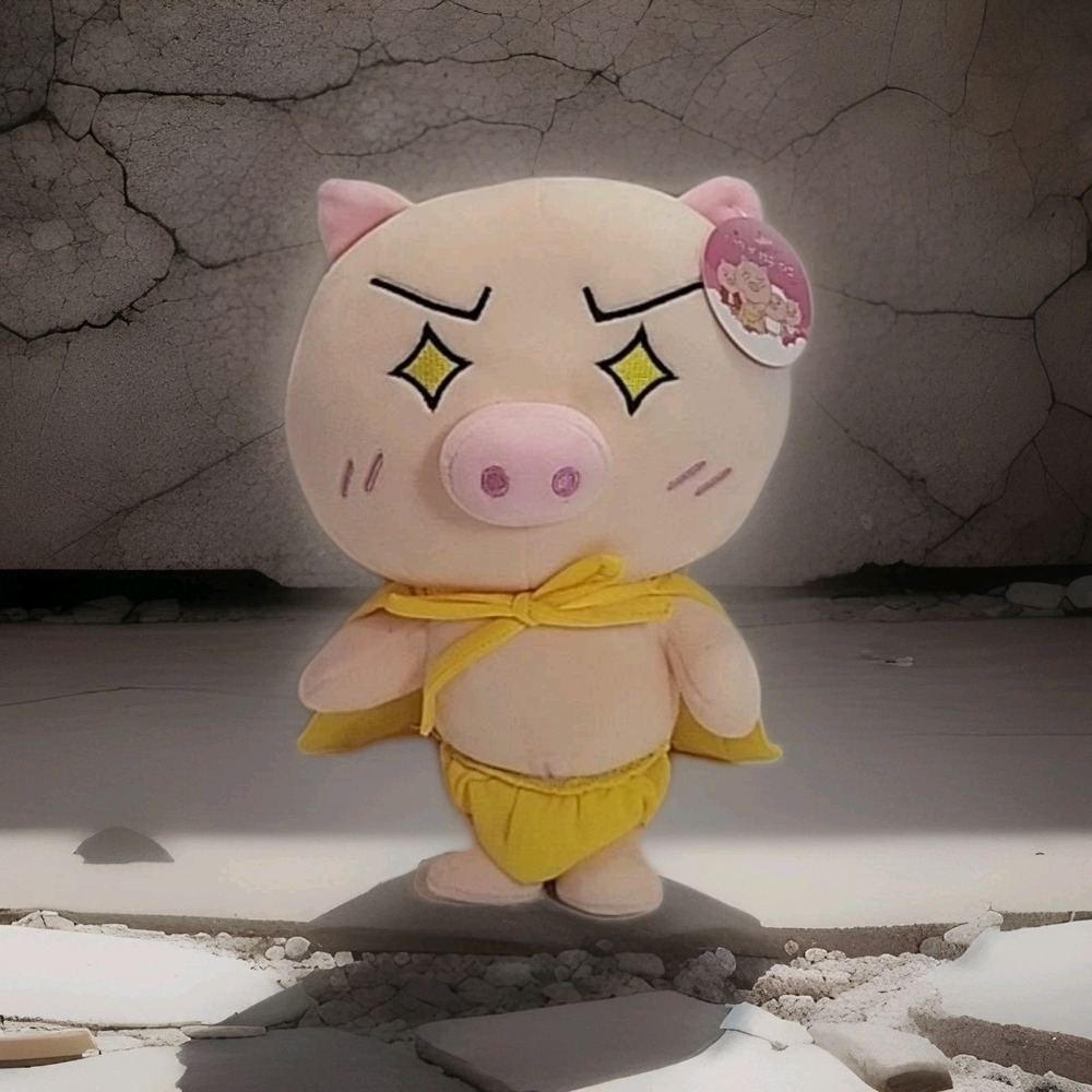 NWT Crayon Shin-Chan Buri Brui Zaemon Costume 19 Super Hero Pig JAPAN Import